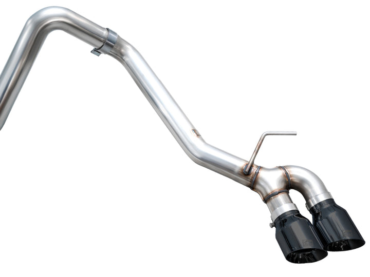 AWE Tuning Exhaust System with Dual Diamond Black Tips for 4th Gen Toyota Tacoma - OneFastShop