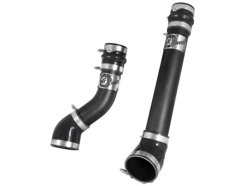 aFe Bladerunner 3 Inch Black Intercooler Tubes Dodge 94-02 L6-5.9 Diesel