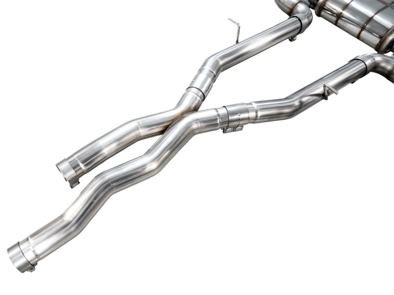 AWE Tuning Mid Pipe Performance BMW F97 X3 M Non-Resonated