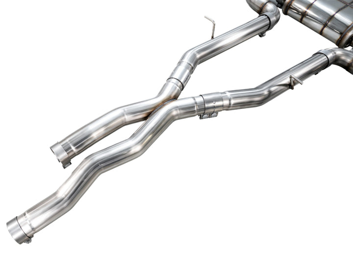 AWE Tuning Mid Pipe Performance BMW F97 X3 M Non-Resonated