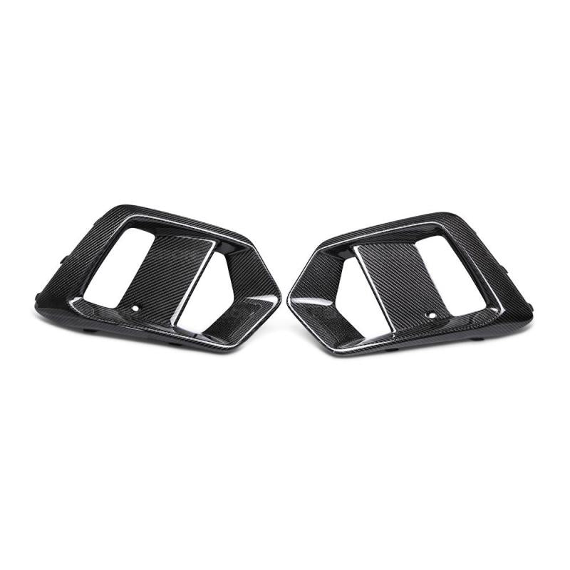 Seibon Carbon Fiber Fog Light Surrounds for 16-18 Ford Focus RS