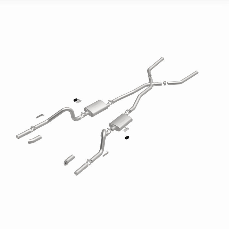 MagnaFlow Exhaust System for 67-70 Mustang 2.50inch w/Tru-X - OneFastShop