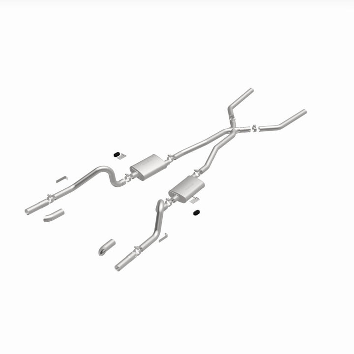 MagnaFlow Exhaust System for 67-70 Mustang 2.50inch w/Tru-X - OneFastShop