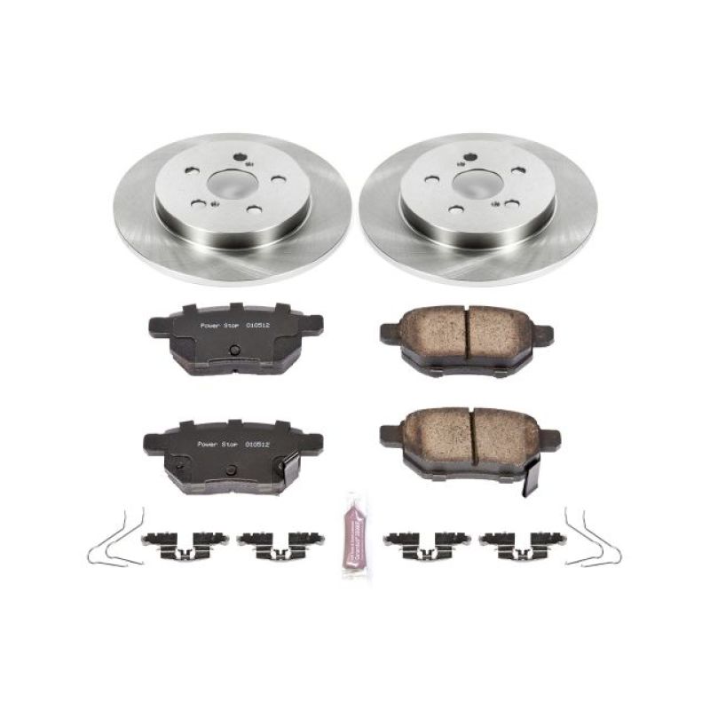 PowerStop Autospecialty Rear Brake Kit - Toyota Prius / Lexus CT200h 2010-2022
