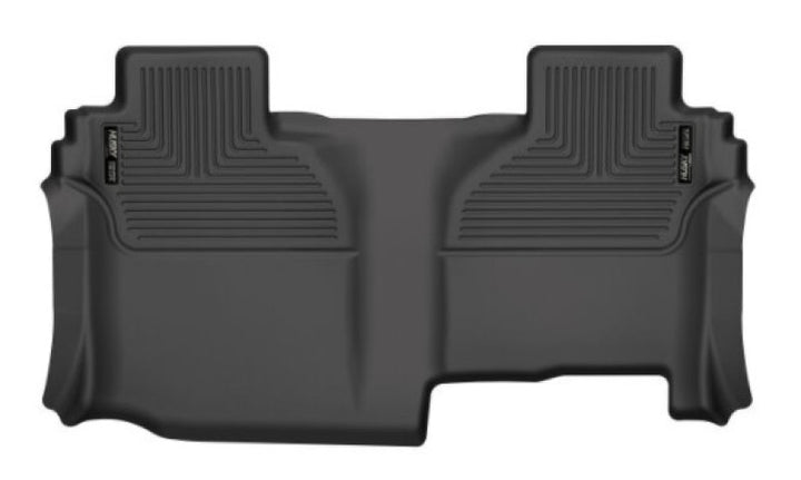 Husky Liners X-Act 2nd Seat Floor Liner - BLK for 19-21 Silverado/Sierra 1500/2500/3500 Double Cab - OneFastShop