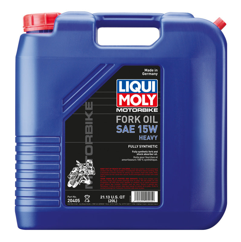 LIQUI MOLY Motorbike Fork Oil SAE 15W Heavy - 20L