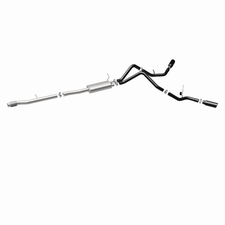 Magnaflow SYS Cat-Back 3.5in Black Dual Split Rear Tips 14-15 Chevy Silverado GMC Sierra 4.3L 5.3L