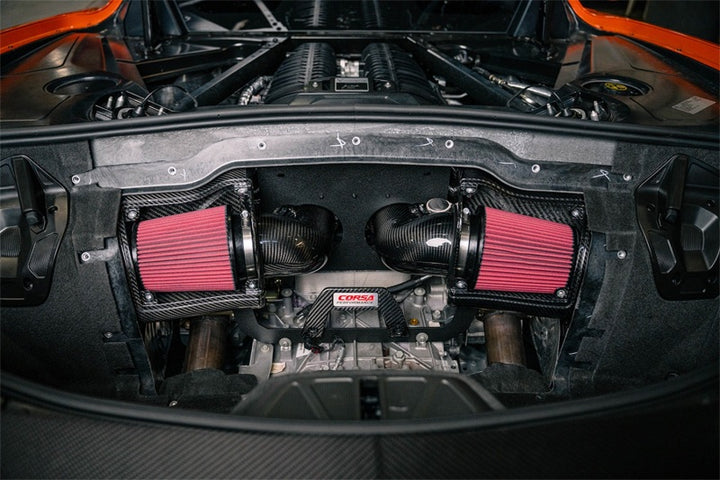 Corsa 23+ Chevy C8 Z06 Carbon Fiber Air Intake With DryTech Filter