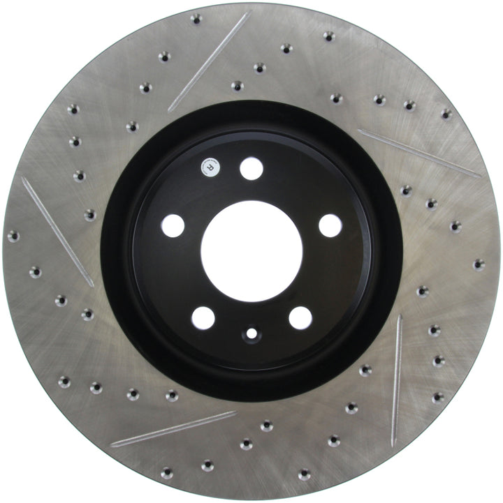 StopTech Slotted & Drilled Sport Brake Rotor for Audi A6 A7 A8 2012-2019 - OneFastShop