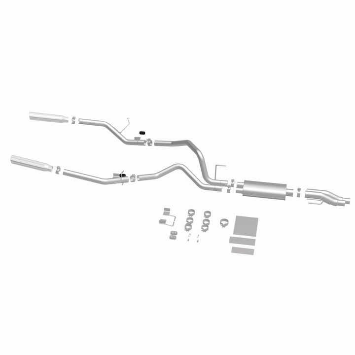Magnaflow Catback Exhaust System for 2011-2014 Ford F-150 3.7L 5.0L 6.2L Dual Split Rear Exit with 3.5in Stainless Steel Tips - OneFastShop