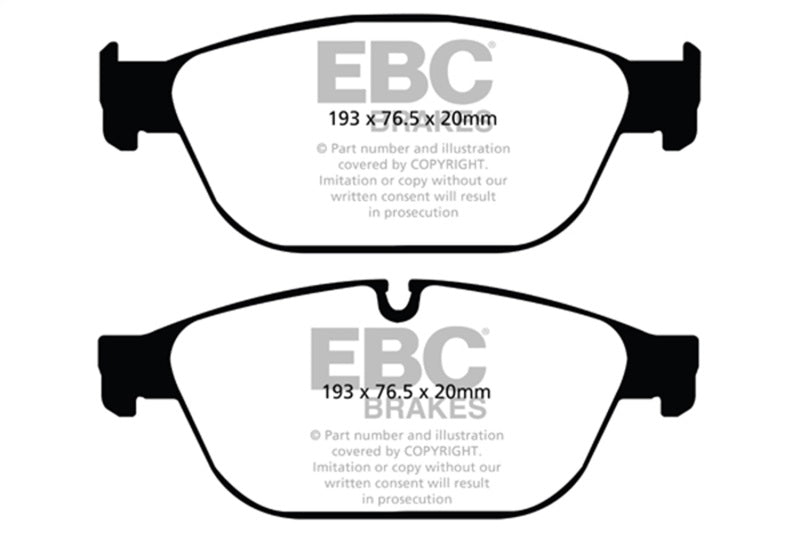 EBC Yellowstuff Front Brake Pads for 11-12 Audi A8 Quattro 3.0 Supercharged