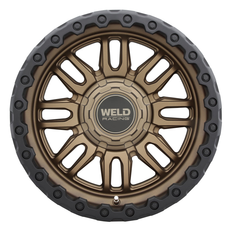 Weld Swift Flow-Formed Wheel 17x9 - 5x114.3/5x127 ET-12 Satin Bronze Black Ring, image 2