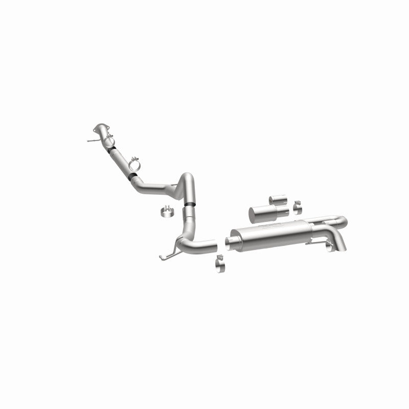 MagnaFlow Overland Series Cat-Back Exhaust for 2021 Ford Bronco - Single Straight Driver Exit - OneFastShop