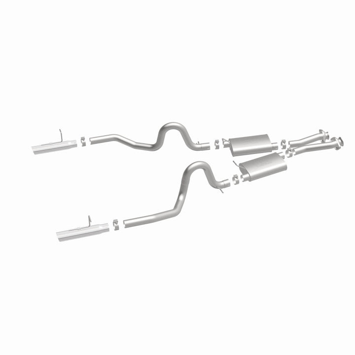 MagnaFlow Street Series Cat-Back Exhaust System Ford Mustang 5.0L 87-93 LX - OneFastShop