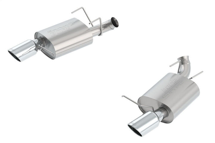 Borla Single Split Rear Exit S-Type Exhaust for Mustang GT/Boss 302 5.0L V8 RWD (13-14)