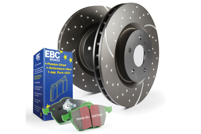 EBC S10 Brake Pad and Rotor Kit for Audi A3 Volkswagen Golf Jetta 2005-2014