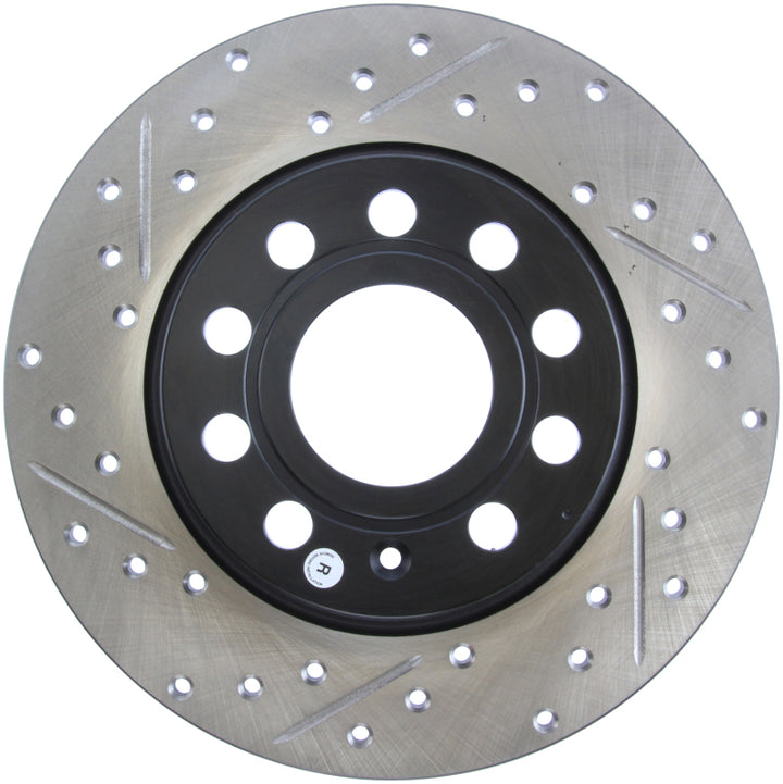 StopTech Slotted & Drilled Sport Brake Rotor for Audi, Volkswagen Models 2010-2022 - OneFastShop
