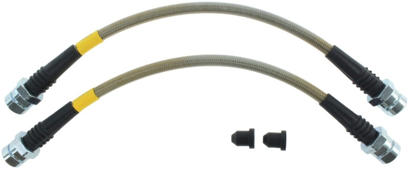 StopTech Rear Stainless Steel Brake Line Kit for 06-12 Audi A3, 08-13 TT Quattro, 05-12 VW Jetta - OneFastShop