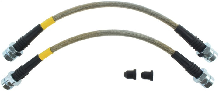 StopTech Rear Stainless Steel Brake Line Kit for 06-12 Audi A3, 08-13 TT Quattro, 05-12 VW Jetta - OneFastShop