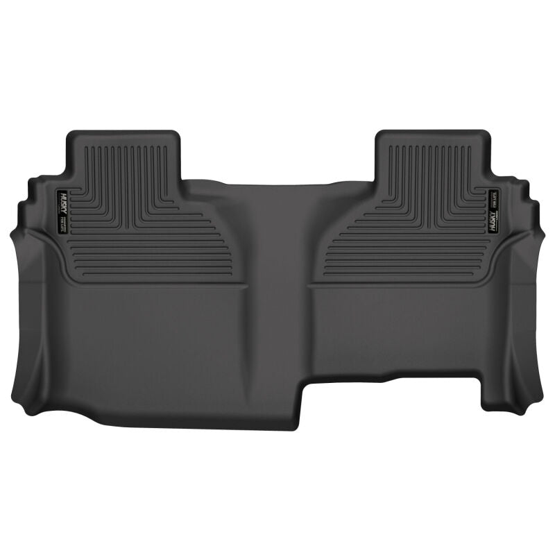 Husky Liners X-Act 2nd Seat Floor Liner - BLK for 19-21 Silverado/Sierra 1500/2500/3500 Double Cab - OneFastShop