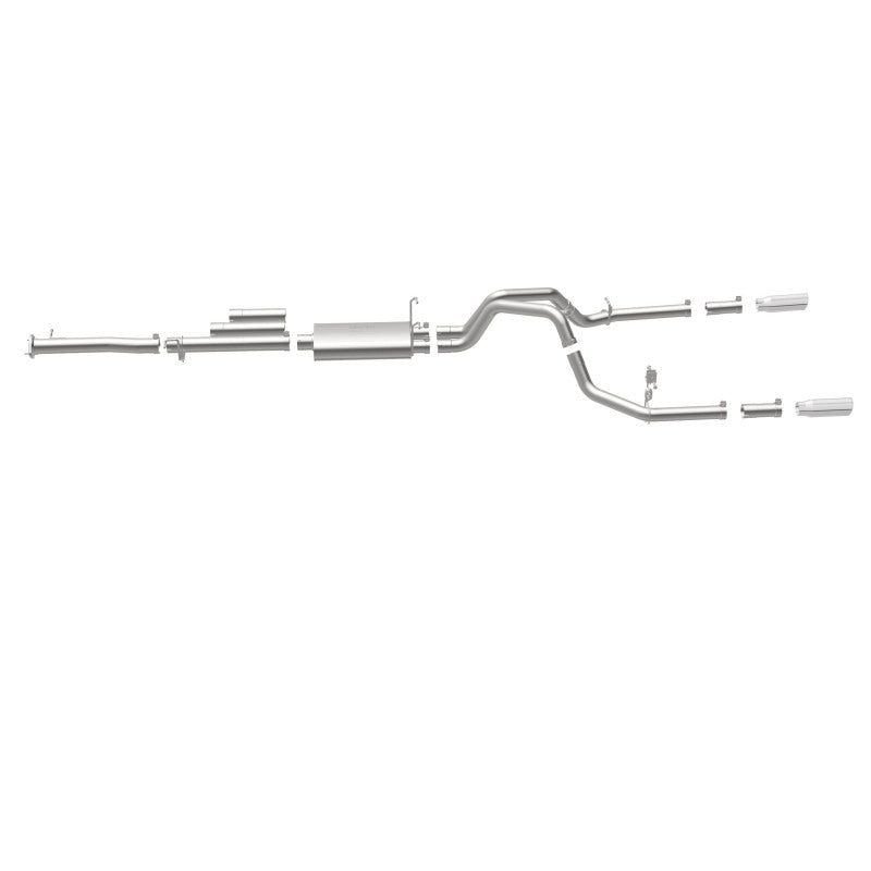 Magnaflow Stainless Cat-Back Exhaust Dual Split Rear Exit 4in 2015 Chevy Silverado 2500HD 6.0L - OneFastShop