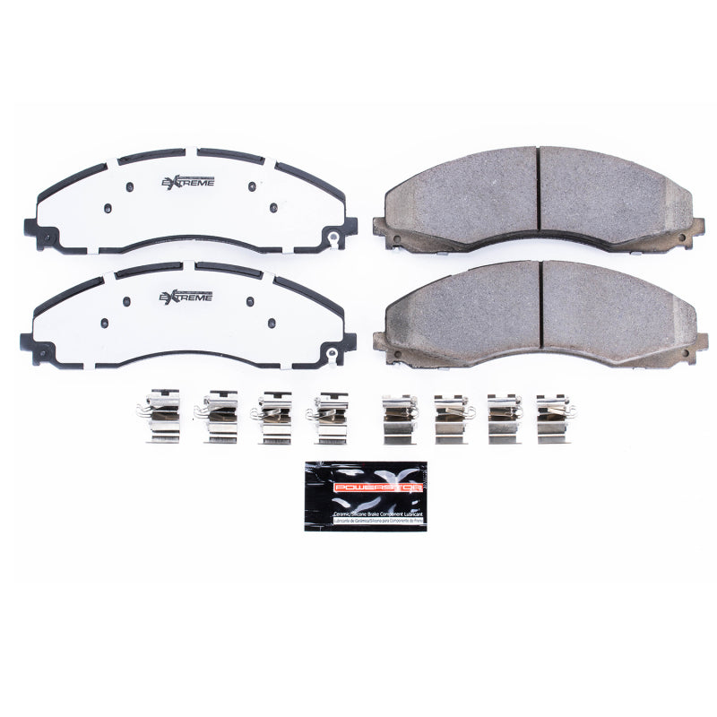 PowerStop Z36 Truck & Tow Brake Pads With Hardware For 17-19 Ford F-450 Super Duty