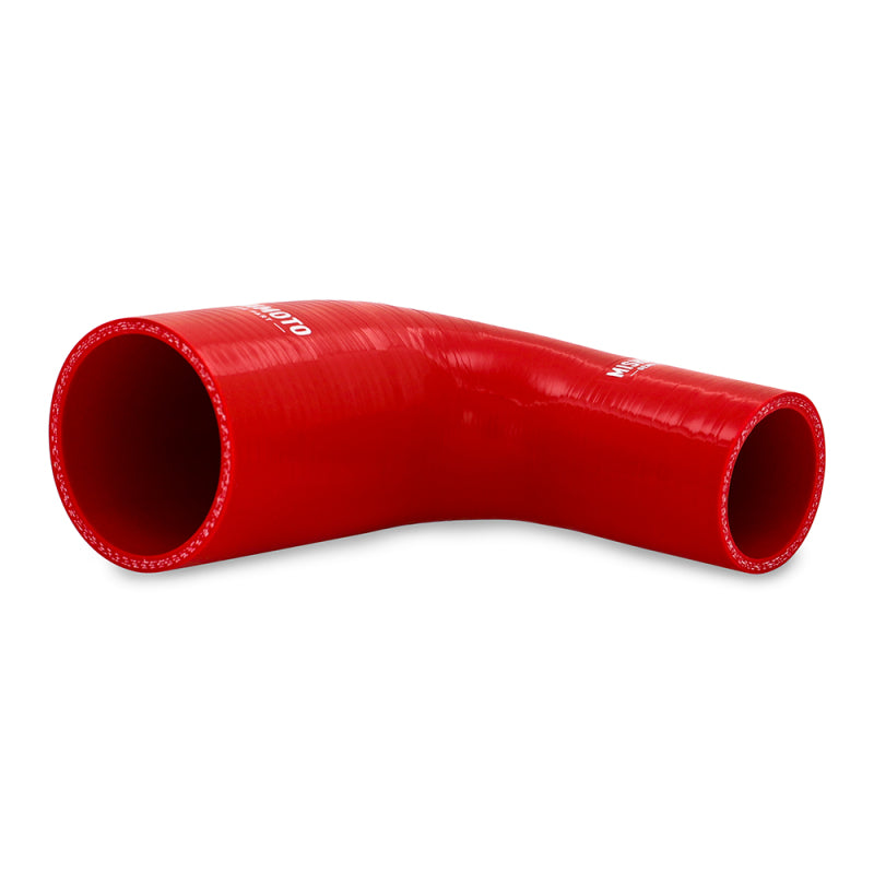Mishimoto Silicone 90 Degree Reducer Coupler 2in To 3in Red - OneFastShop