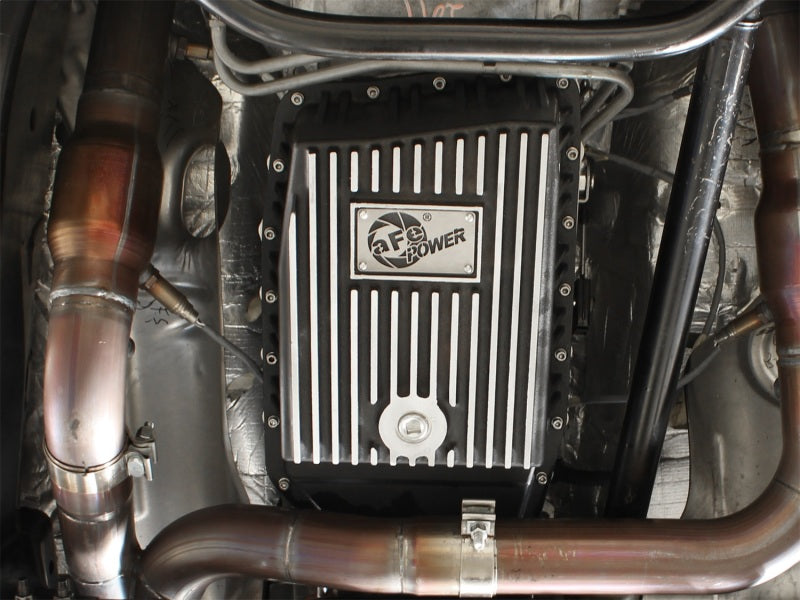 AFe Power Pro Series Transmission Pan Black Machined for 09-14 Ford F-150 Trucks