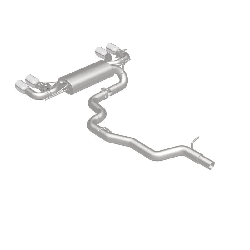 Magnaflow Cat-Back Exhaust System 3in Polished SS Quad Tip Split Rear Exit for 2015-2017 Volkswagen Golf R - OneFastShop