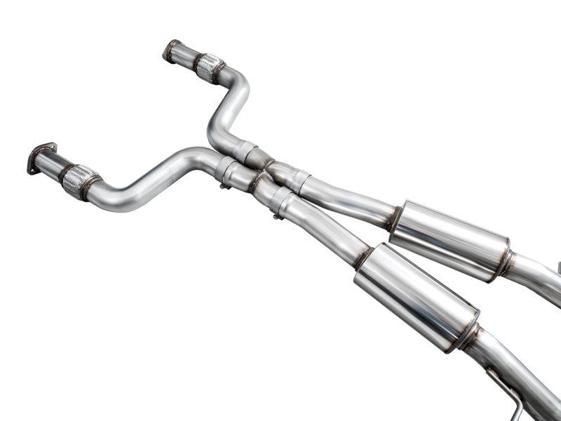 AWE Track Edition Catback Exhaust System for 2023 Nissan Z RZ34 RWD with Chrome Silver Tips - OneFastShop
