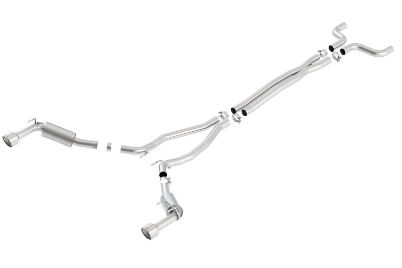 Borla Catback Exhaust System - Chevy Camaro SS 6.2L V8 - 14-15