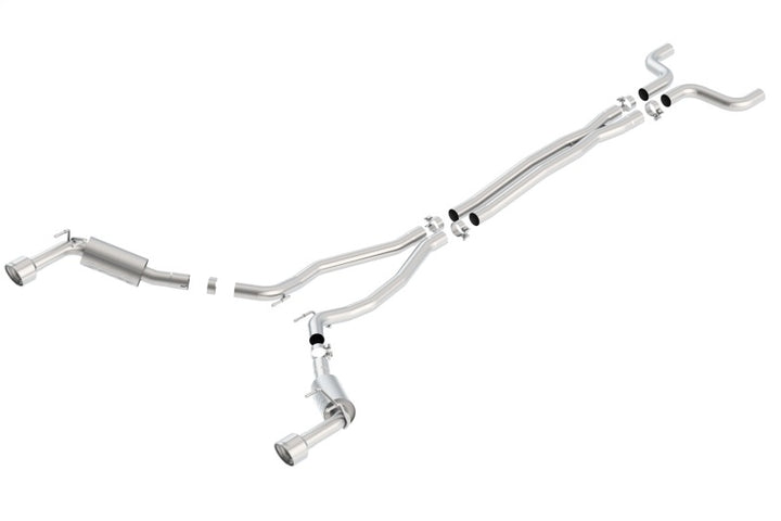 Borla Catback Exhaust System - Chevy Camaro SS 6.2L V8 - 14-15