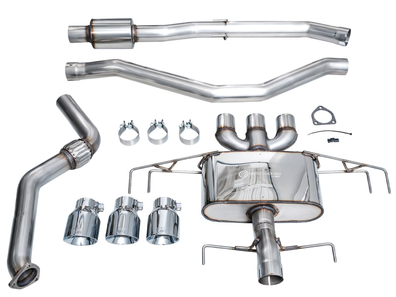 AWE Tuning Touring Edition Exhaust with Triple Chrome Silver Tips for 2024 Acura Integra Type S DE5