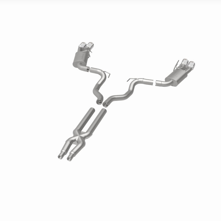 MagnaFlow Cat-Back Exhaust System 2018-2023 Ford Mustang GT 5.0L Competition Dual Exit 4in Tips - OneFastShop