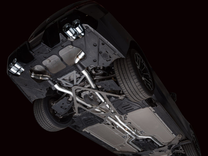 AWE Tuning BMW G90/G99 M5 Track Edition Cat-Back Exhaust - Chrome Silver Tips