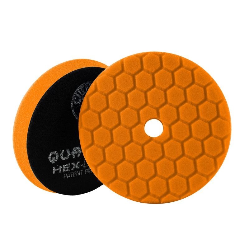 Chemical Guys Hex-Logic Quantum Medium-Heavy Cutting Pad Orange 5.5in