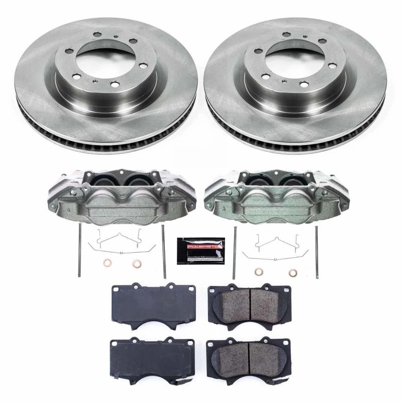 PowerStop Autospecialty OE Front Brake Kit with Calipers - Toyota 4Runner / Lexus GX460 2015-2024