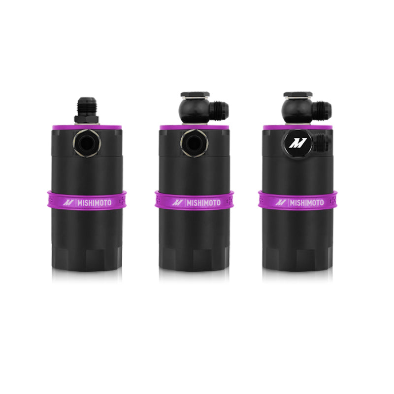 Mishimoto Baffled Oil Catch Can Universal Purple Fit