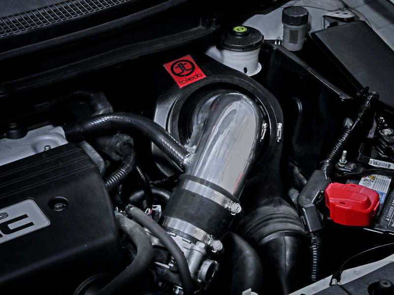AFe Takeda Momentum Sealed Intake System Stage 2 Pro 5R Polished Honda Civic Si 2.4L 12 - OneFastShop