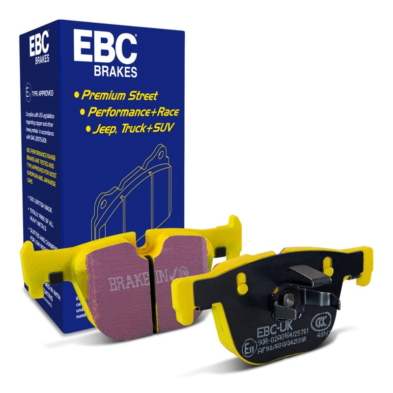 EBC Yellowstuff Rear Brake Pads for 2012-2019 BMW 335 3.0 Turbo F30