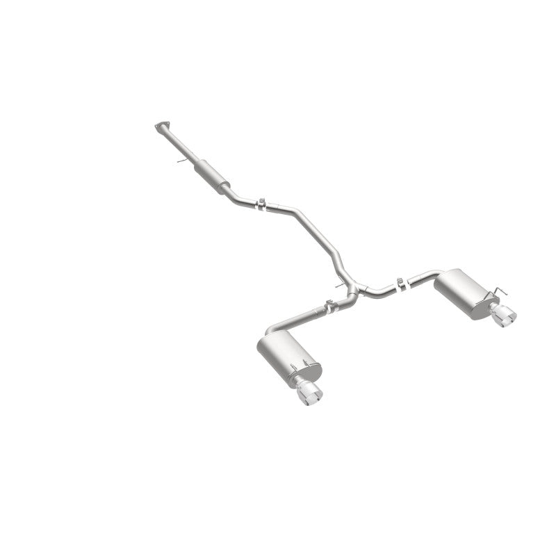 Magnaflow Street Series Cat-Back Exhaust System Honda Accord 3.5L V6 2.5in SS Dual Split Rear Polished Tip (2013-2017) - OneFastShop