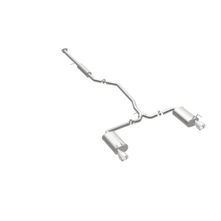 Magnaflow Street Series Cat-Back Exhaust System Honda Accord 3.5L V6 2.5in SS Dual Split Rear Polished Tip (2013-2017) - OneFastShop
