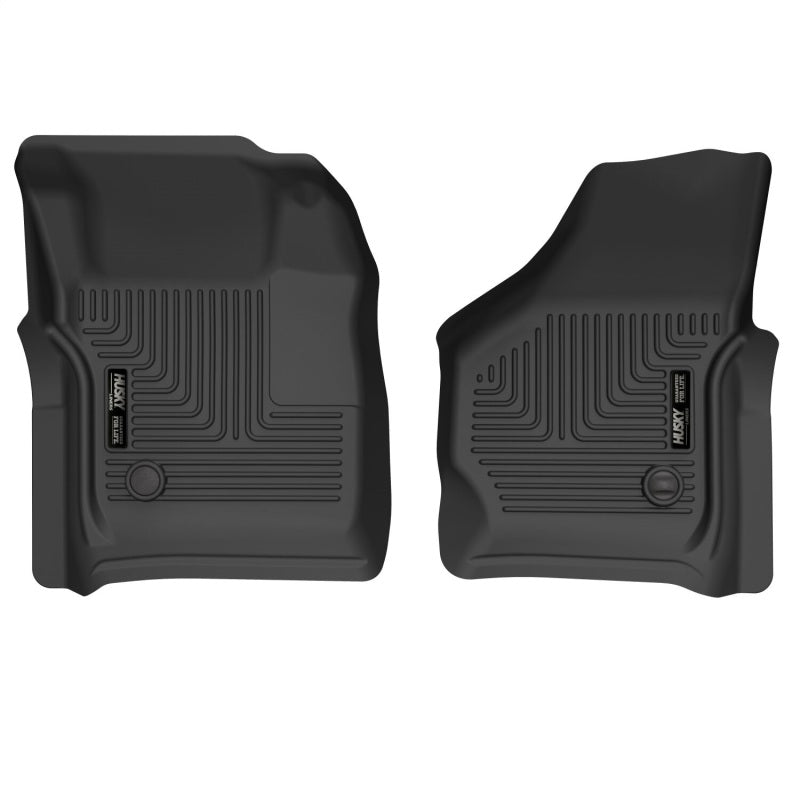 Husky Liners X-act Contour Front Floor Liners for 99-07 Ford F-250 Super Duty Crew Cab (Black) - OneFastShop