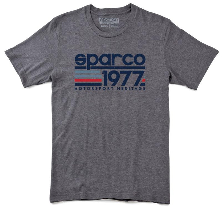 Sparco Vintage 77 T-Shirt Short Sleeve Charcoal Large