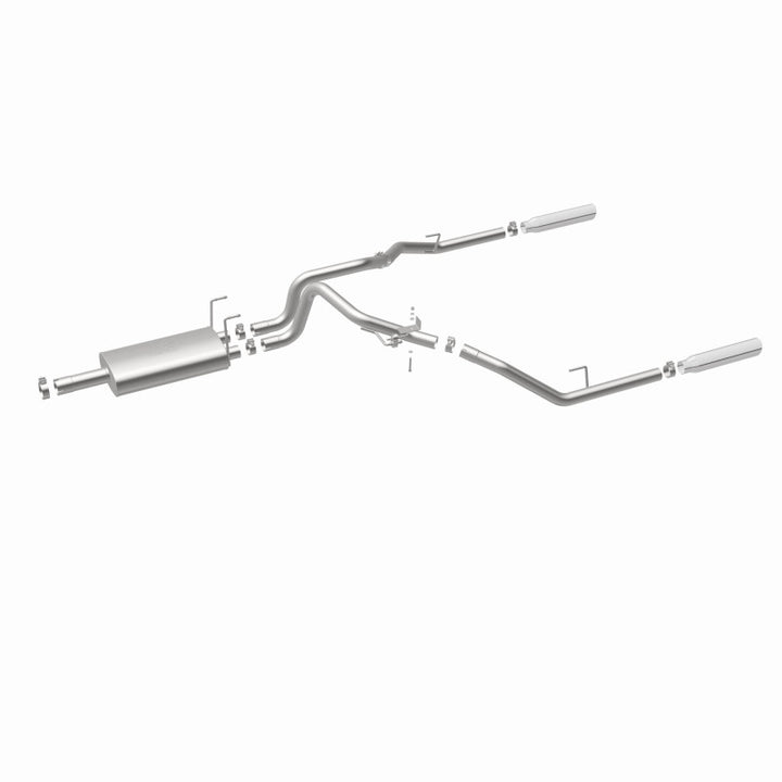 Magnaflow Cat-Back Performance Exhaust Dual Split Rear Exit Polished Stainless for 09-13 Dodge Ram 1500 V6 3.6L - OneFastShop