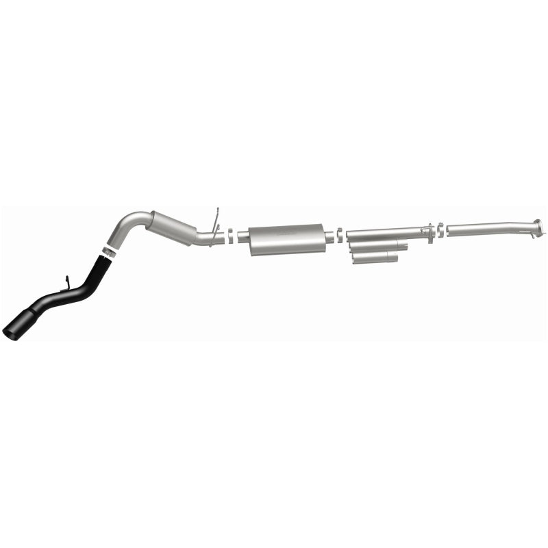 Magnaflow Cat-Back Exhaust 4in Single Rear Exit w/Black Tips for 2011-2019 GM 2500/3500 6.0L Silverado/Sierra - OneFastShop