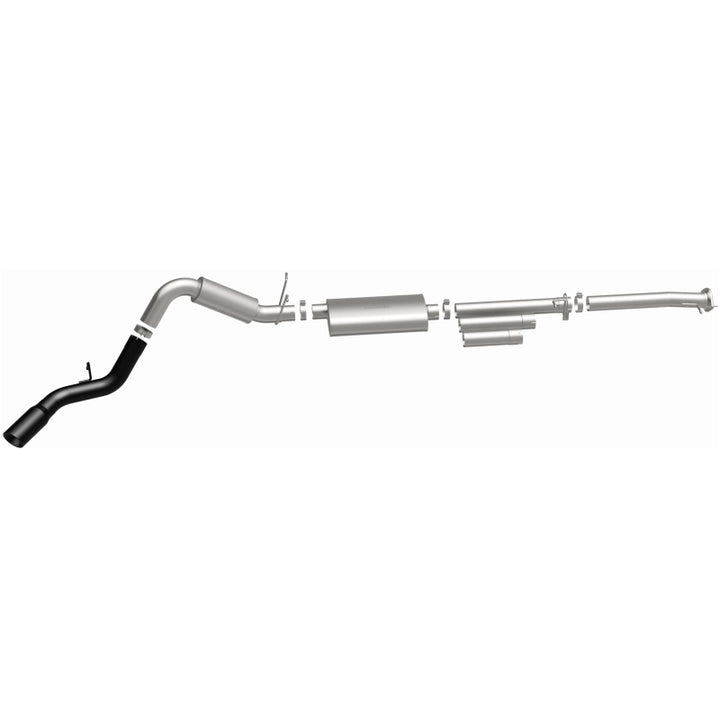 Magnaflow Cat-Back Exhaust 4in Single Rear Exit w/Black Tips for 2011-2019 GM 2500/3500 6.0L Silverado/Sierra - OneFastShop