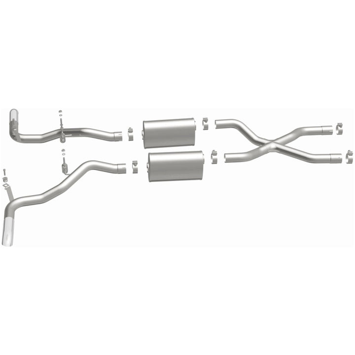 MagnaFlow Cat-Back Exhaust System for 66-67 Ford Bronco 4.7L - OneFastShop