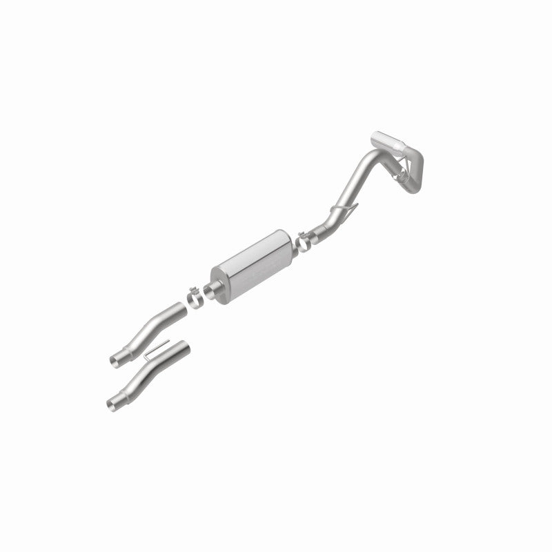 Magnaflow SS Catback Exhaust for 2011-2014 Ford F-150 3.7L/5.0L/6.2L Single Rear Exit with 4in Stainless Steel Tips - OneFastShop