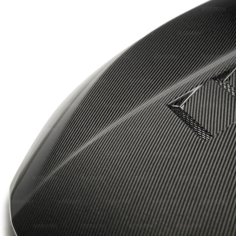 Seibon Carbon Fiber Hood for 17-18 Honda Civic Type-R TS-Style - OneFastShop